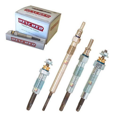 Imagen 2 de 6 de Bujia Incandecente Hescher Nissan P Up 2.3 D Sd23 Patrol 3.3