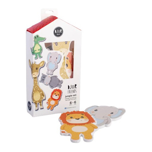 Set De Baño Animales Selva - Juego Didáctico Infantil Agua