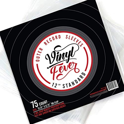 Vinyl Fever Fundas Para Discos (paquete De 75)  Cubiertas E