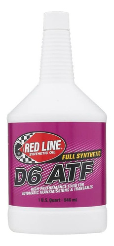 Aceite Motor Red Line D6 Atf 946ml Full Sintético Original