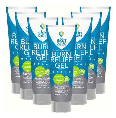 12 Pack Amigo Distribuidor Gel Post Solar Lidocaína 250 Ml
