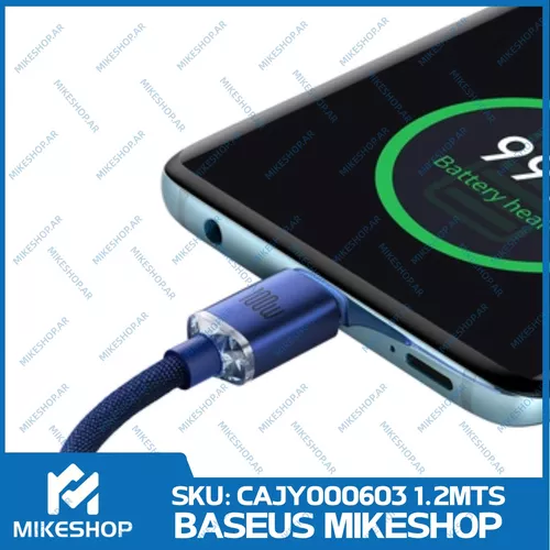 Cable Carga Rápida Tipo C Compatible Con Samsung 1.2mts