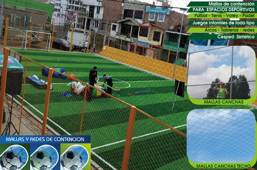 Imagen 3 de 7 de 100% Mallas Y Redes Perimetrales Para Espacios Deportivos