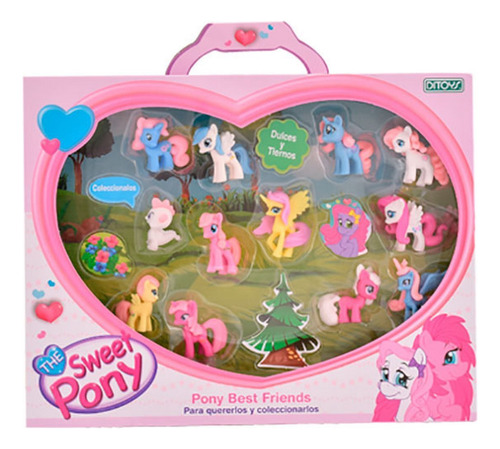 Muñecos The Sweet Pony Best Friends Tv Ditoys Ploppy 692253