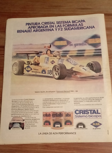 Revista Corsa 1009 Año 1985 Sin Lámina 31/10 Rally Cocho (Usado)