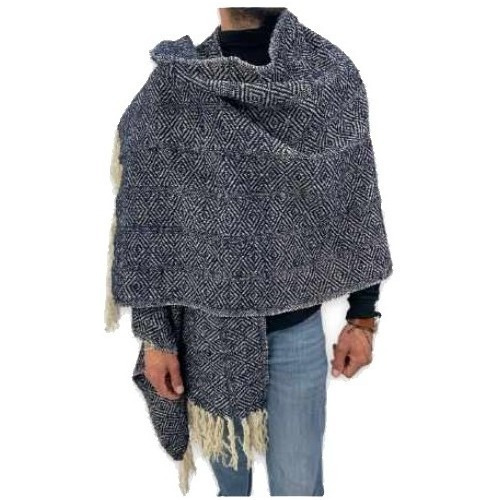 Chal Rebozo Unisex Mexicano De Lana Modelo Farol