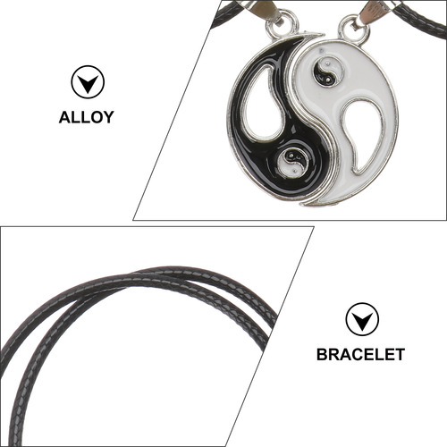 Pulseras A Juego, Pulsera Yin Yang Gossip Chic Para Parejas