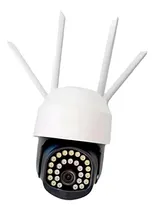 Comprar Camara Seguridad Exterior Wifi Robotica Ptz Con Instalacion Color Blanco