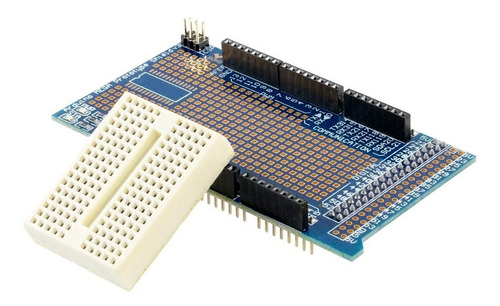 Arduino Proto Shield Mega Con Mini Protoboard 170p [ Max ]