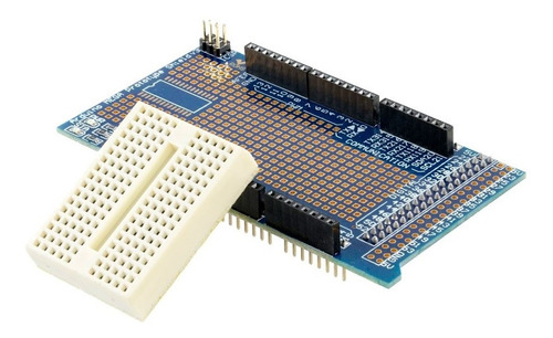 Arduino Proto Shield Mega Con Mini Protoboard 170p [ Max ]