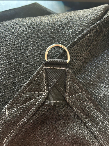 Malla Sombra 5x7 Reforzada Lista Para Colocar Raschel 90% Negro