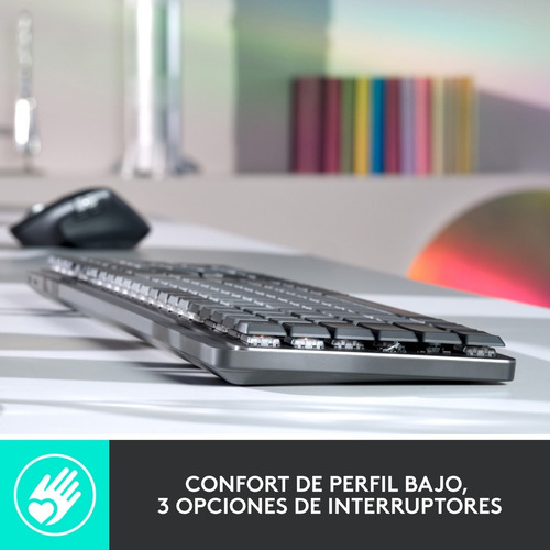 Imagen 4 de 10 de Teclado Recargable De Alto Desempeño, Logitech Mx Mechanical
