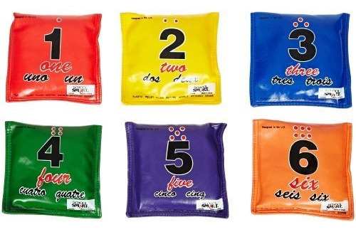 Juego De Bolsa De Frijoles Numericos Sportime Trilingual  Ju