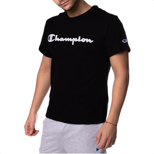 Imagen 3 de 4 de Remera Champion Dep Logo Camo Hombre Casual Moda Urbano