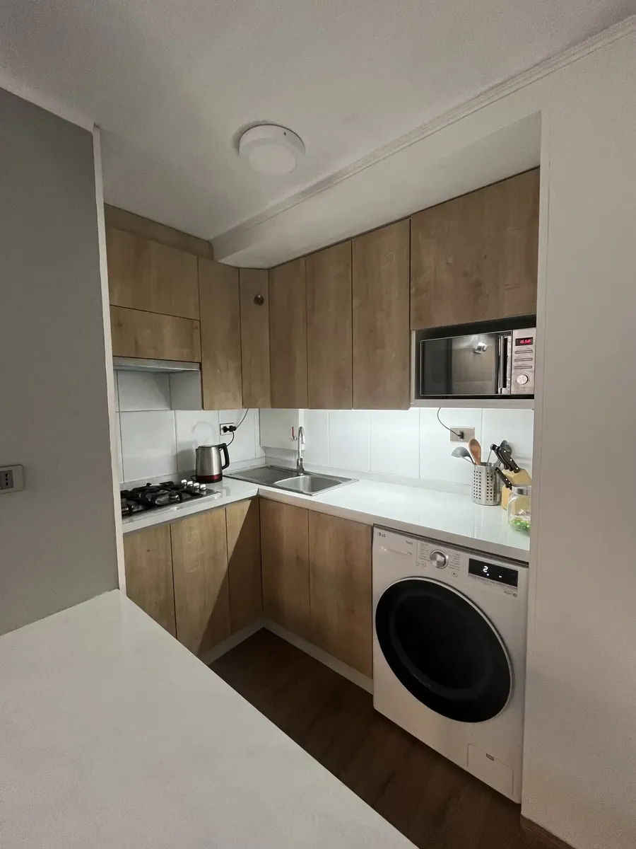 Imagen 4 de 11 de Un Dormitorio Con Estacionamiento Y Bodega