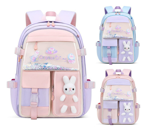 Mochila Escolar For Niñas Y Estudiantes Kawaii Book Pack M