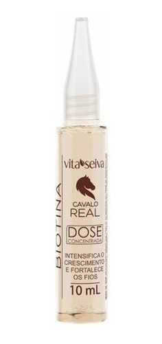 Imagem 2 de 10 de Kit C/24 Ampola Biotina Cavalo Real Vita Seiva 10ml