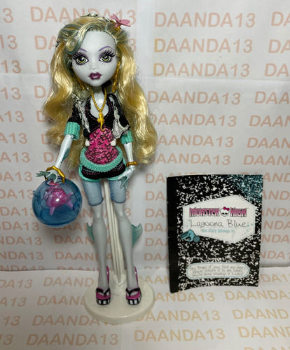 Lagoona Blue Creeproduction Monster High Muñeca Usada