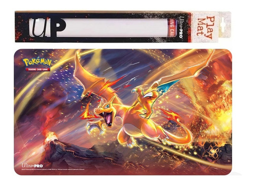 Pokémon Playmat Campo Batalha Charizard 61 X 34 Ultra Pro
