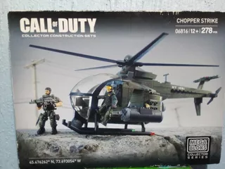 Call Of Duty Mega Bloks- Choper Strike- Set De Helicóptero