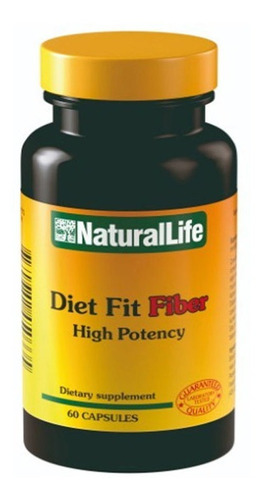 Diet Fit Fiber Natural Life® X 60 Caps. - Reductor De Peso