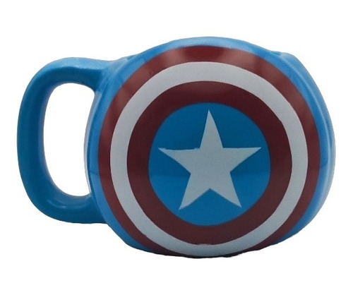 Taza Mugs 3d Tematicos Superheroes Escudo Capitan America