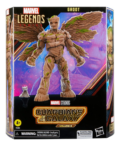 Figura Marvel Legends Groot, Guardianes De La Galaxia Vol. 3