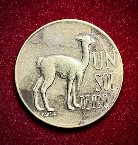 Moneda 1 Sol De Oro Peru 1972 Km 248