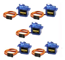Comprar 5 Piezas Sg90 Micro Servo Motor Mini Servo Sg90 9g Servo Kit