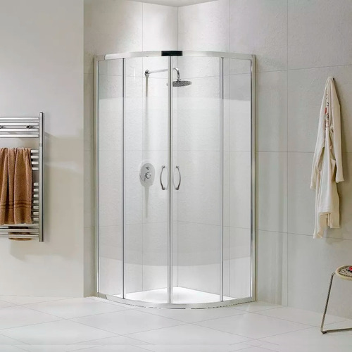 Esatto® Cancel Baño Curvo S/base C/rayas 90x90x185 Ca-009r