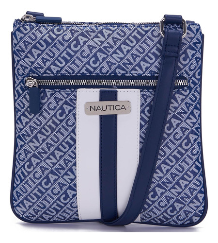 Nautica Lakeside Signature: Bolso Bandolera Jacquard