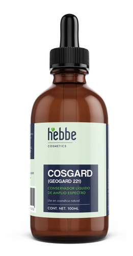 Cosgard Geogard 221 Conservador Natural Cosméticos Bio 100ml