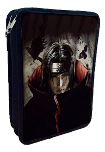 Naruto Itachi's Story Cartuchera 2 Pisos Con O Sin Nombre