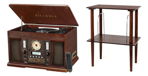 Victrola Aviator 8-in-1 Bluetooth Player Y Multimedia Center