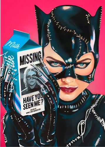 Póster Gatubela Catwoman Autoadhesivo 100x70cm #53