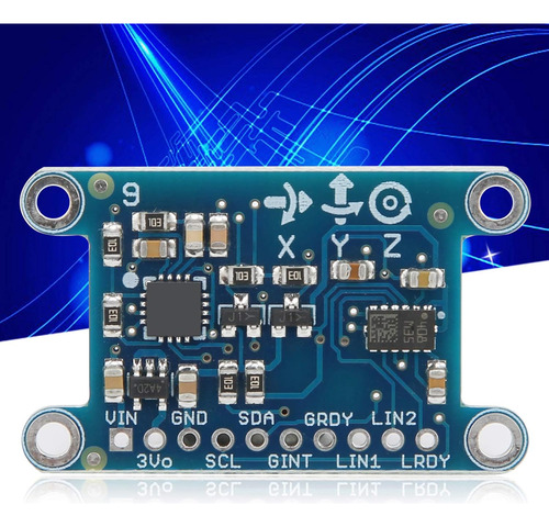 Módulo De Sensor 9dof Con Pines, Módulo De Sensor Imu, Módul