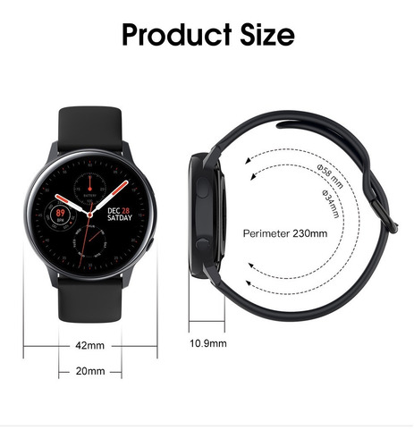 Lemfo Sg2 Reloj Inteligente Full Hd Pantalla Táctil Redonda