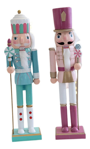 2 Piezas De Adornos De Cascanueces Figuras De Cascanueces