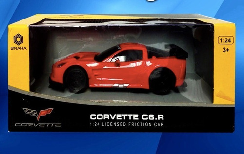 Vehículo A Escala Y Fricción Corvette C6r Niños Caffaro 2417