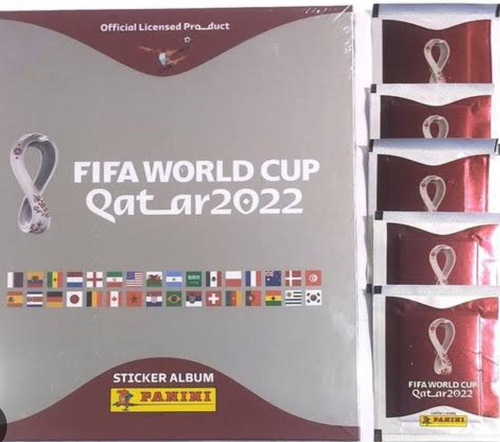 Album Qatar Tapa Dura Silver + Caja + 100 Lamina Sin Repetir