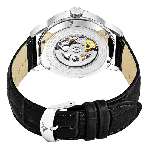 Stuhrling Original Reloj Automático Esqueleto - Negro ...