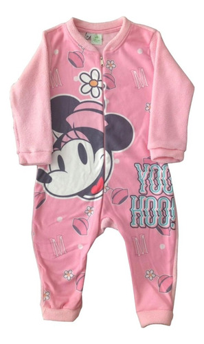 Pijama Body Enterito Polar Disney  Licencia Minnie O Mickey