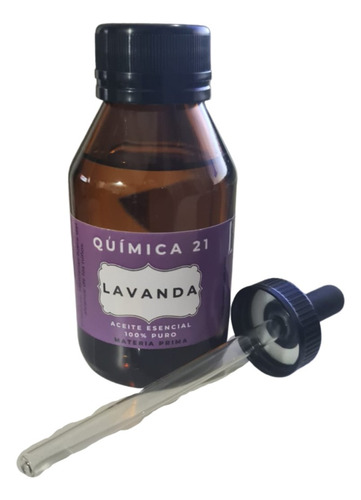 Aceite Esencial Lavanda 100ml 100% Puro P/ Cosmét Y Aromater