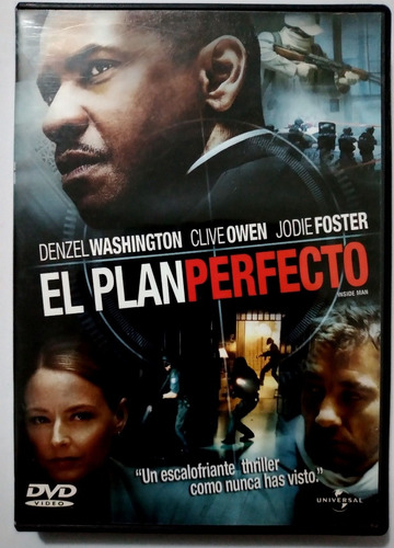 El Plan Perfecto Dvd Denzel Washington Jodie Foster