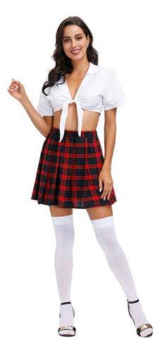 Disfraz De Colegiala Uniforme De Estudiante Para Cosplay