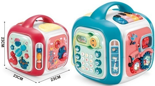 Cubo Didactico Con Actividades Sonido Y Encastre Zippy Toys