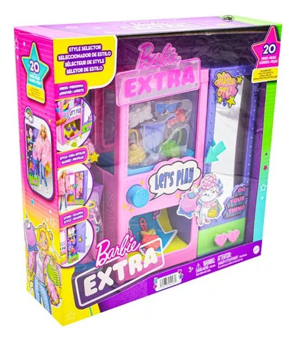 Barbie Extra Seleccionador De Estilo Con Mascota 20pz Mattel