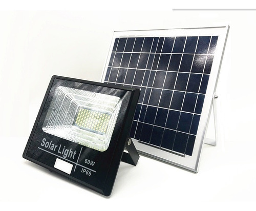 Reflector Industrial Solar Led De 60w  (viene Con Control) 