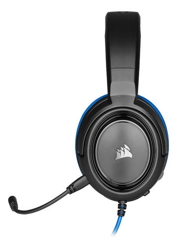 Auriculares Corsair Hs35 Stereo Negro Azul 3.5mm