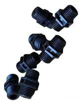 Comprar 6 Niples Multifuncionales ¼ PuLG Riego Manguera Accesorios 